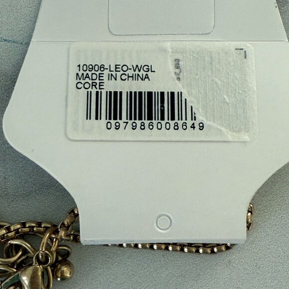 Wonderly 32" Chain Leopard Print 7" Pendant Necklace Tassel Adjustable - Picture 7 of 7